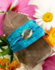 Limited Edition Labradorite and Silk Bracelet for Untamed