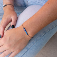 Lapis Lazuli Hummingbird Adjustable Bracelet for Queen