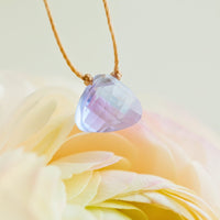 Lavender Crystal Soul Shine Necklace for Celebrate