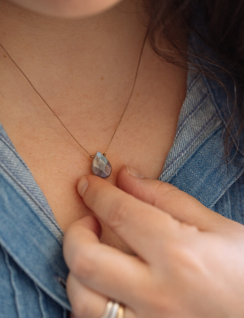 Limited Edition Labradorite Let Them Necklace