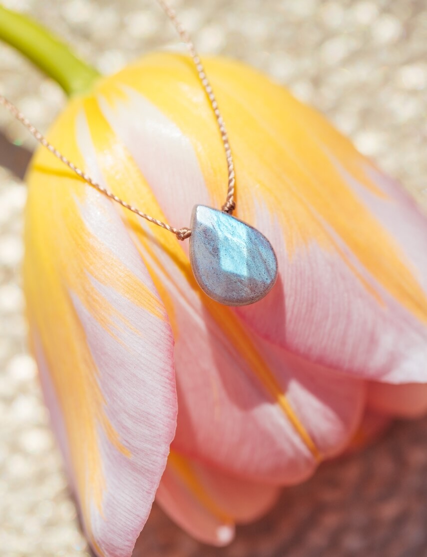 Limited Edition Labradorite Let Them Necklace