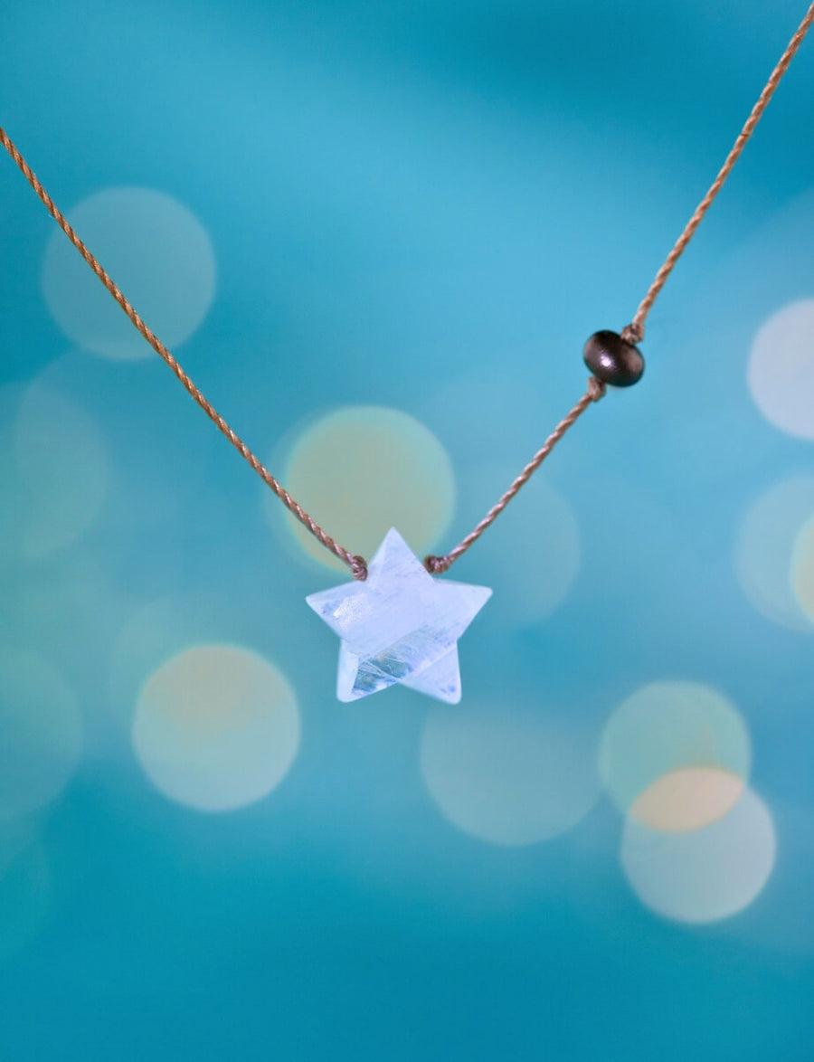 Moonstone Shoot for the Stars Necklace