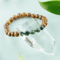 Moss Agate Creating Love On Purpose Bracelet