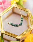 Moss Agate Becoming Necklace for Flourish