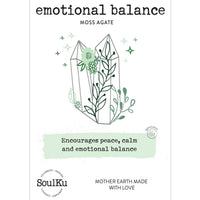 Moss Agate Palm Stone for Emotional Balance