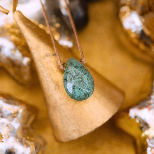 Moss Agate Soul-Full of Light Necklace for Flourish