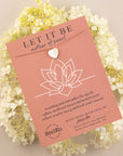 Limited Edition Mother of Pearl Leaf Necklace for Let it Be