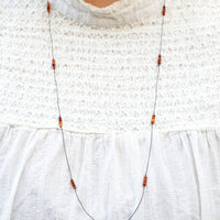 Limited Edition Orange Garnet Necklace for Spirited