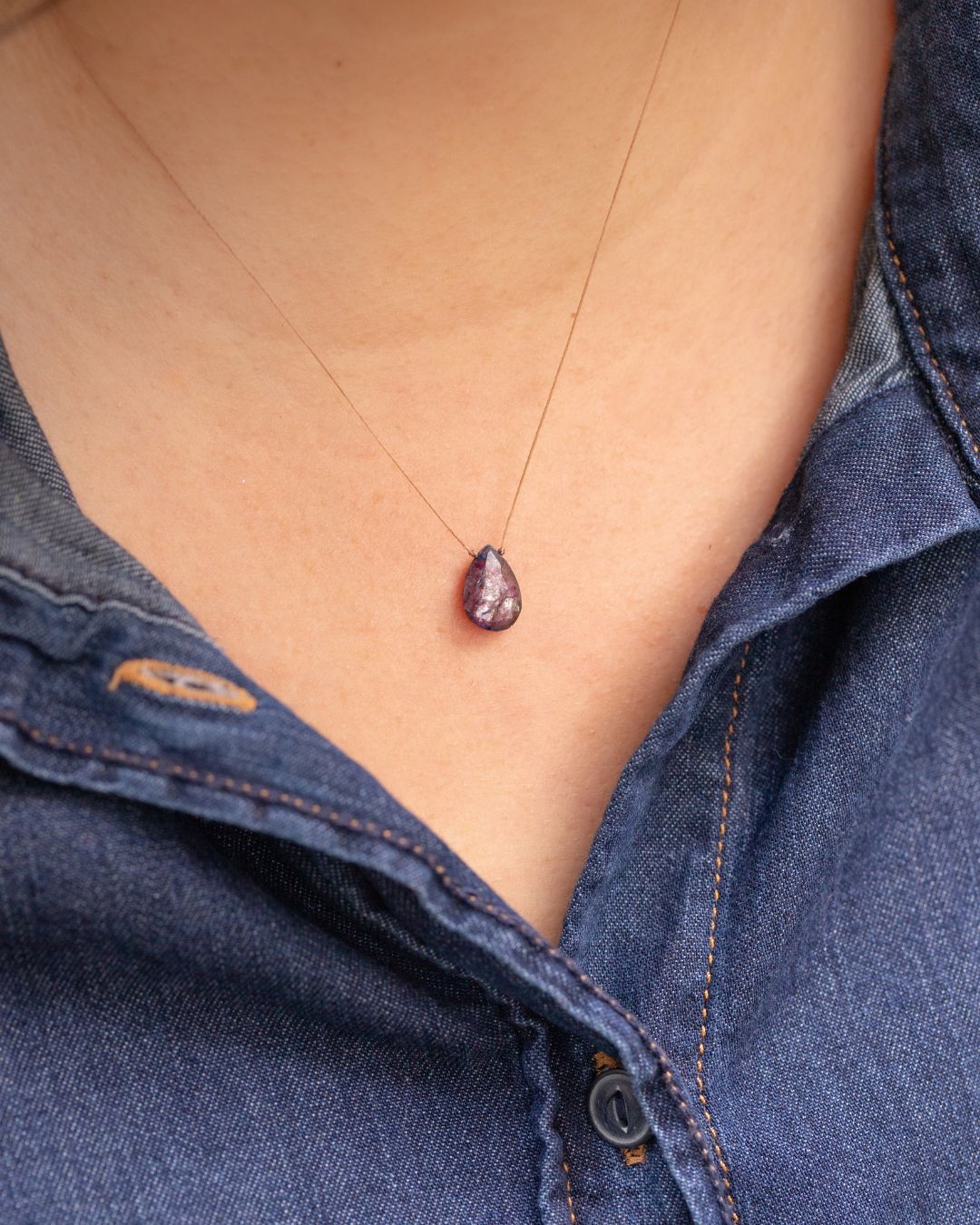 Limited Edition Violet Kyanite Necklace for Trust