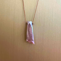 Asheville Strong Peach Moonstone Necklace