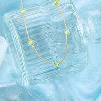 Peridot Celestial Necklace for You Got This