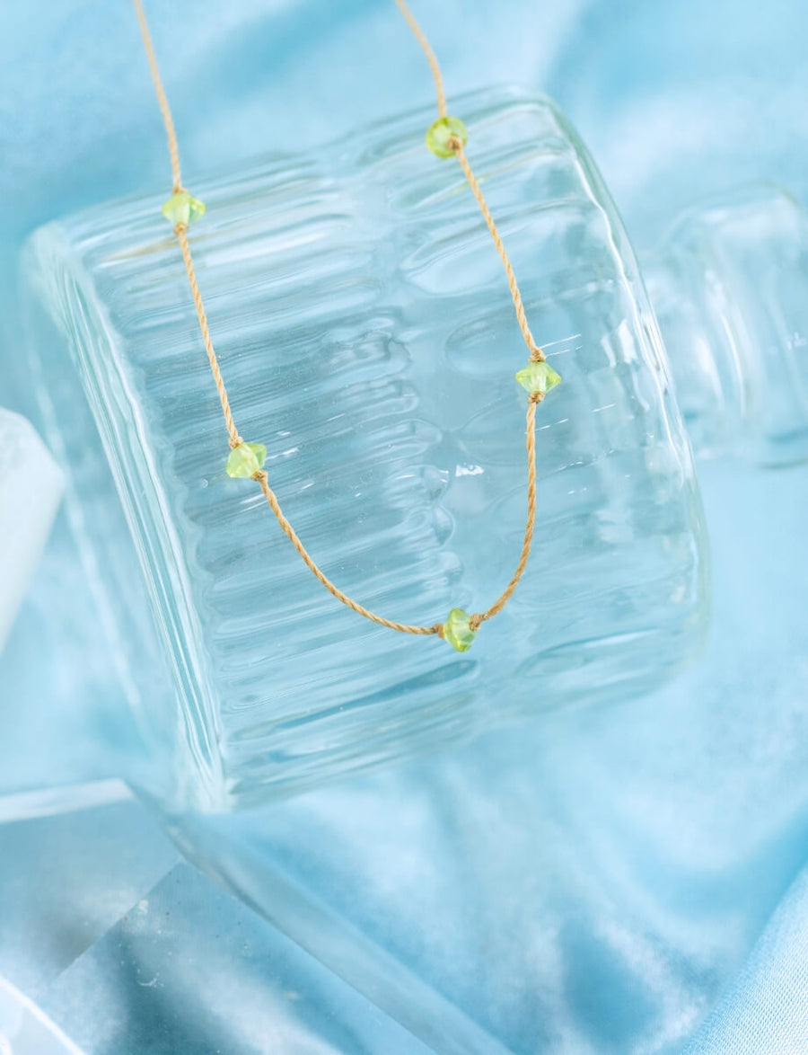 Peridot Celestial Necklace for You Got This