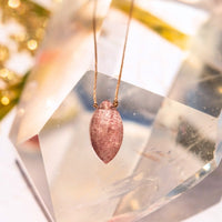 Holiday Limited Edition Pink Epidote Necklace for Celebrate You