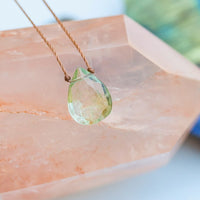 Prasiolite Luxe Necklace for I Love You