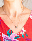 Pyrite Beam Necklace for You Are Amazing