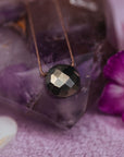 Pyrite Beam Necklace for You Are Amazing