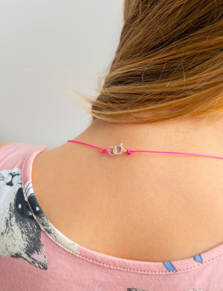Rose Quartz Little & Big Wishes Love Necklace Set
