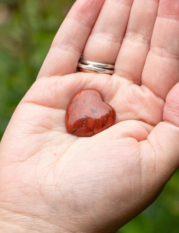 Red Jasper Mini Heart to Protect