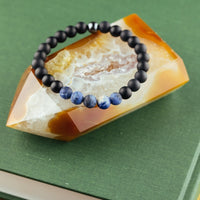 Sodalite Men's Bracelet for Fearless