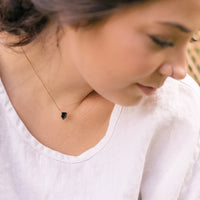 Black Spinel Empowering Necklace for She Believed