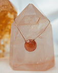 Sunstone Beam Necklace for You Are Amazing