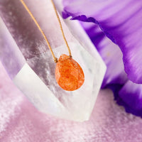 Sunstone Luxe Necklace for Self Worth