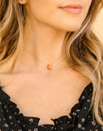 Limited Edition Sunstone Drop Necklace for Happy Birthday