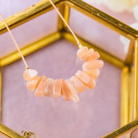 Sunstone Seed Necklace for Self Worth