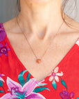 Limited Edition Sunstone Drop Necklace for Happy Birthday
