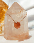 Limited Edition Sunstone Drop Necklace for Happy Birthday