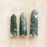 Tree Agate Mini Point for Inner Peace