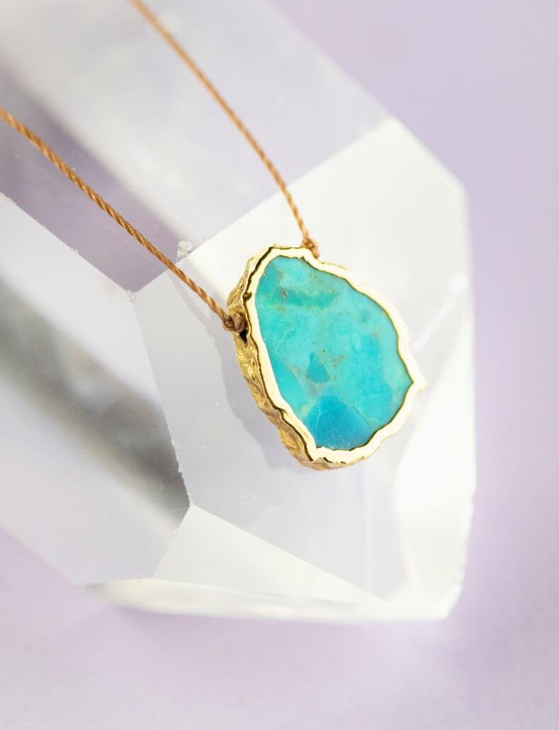 Turquoise Alchemy Necklace for Dare Greatly