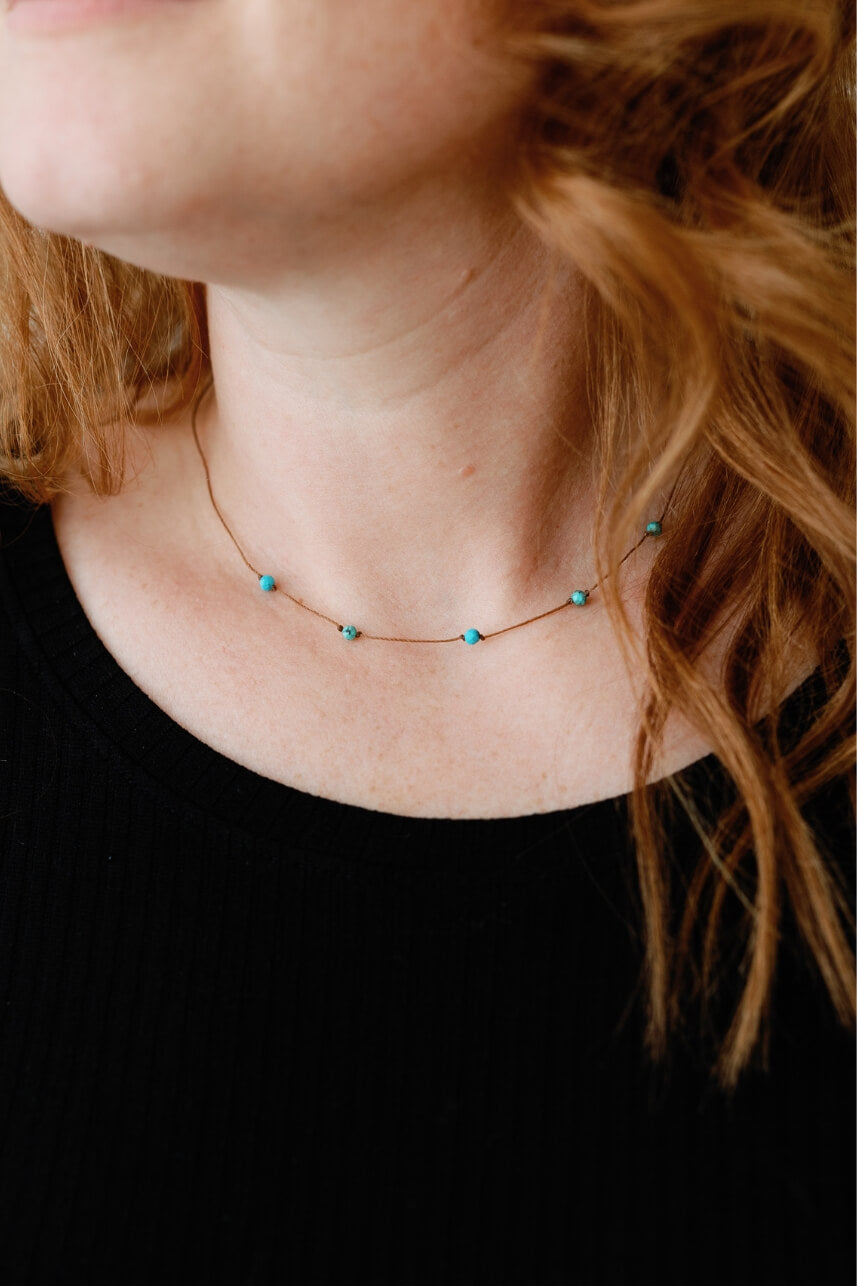 Limited Edition Turquoise Celestial Necklace for Friendship