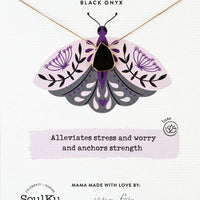 Black Onyx Alchemy Necklace for Stress Relief