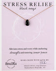 Black Onyx Soul-Full of Light Necklace for Stress Relief