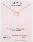 Rose Quartz Soul-Full of Light Necklace for Love