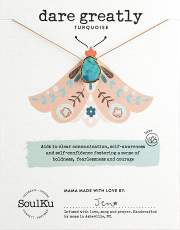 Turquoise Alchemy Necklace for Dare Greatly