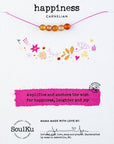 Carnelian Big Wishes Necklace for Happiness