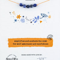 Sodalite Big Wishes Necklace for Confidence