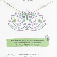 Limited Edition Prasiolite Necklace for I Love You