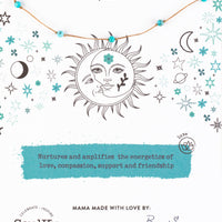 Limited Edition Turquoise Celestial Necklace for Friendship
