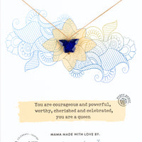 Lapis Lazuli Butterfly Super Power Necklace