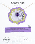 Amethyst Luxe Necklace for Fearless