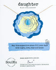Blue Chalcedony Luxe Necklace for Daughter