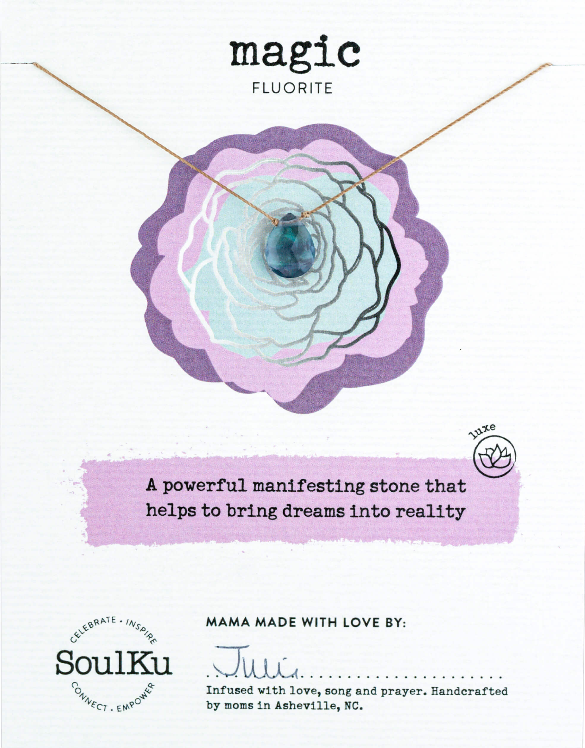 Fluorite Luxe Necklace for Magic – SoulKu