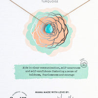 Turquoise Luxe Cocktail Necklace for Dare Greatly