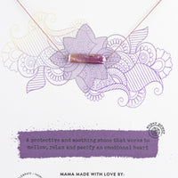 Purple Biwa Pearl Super Power Necklace