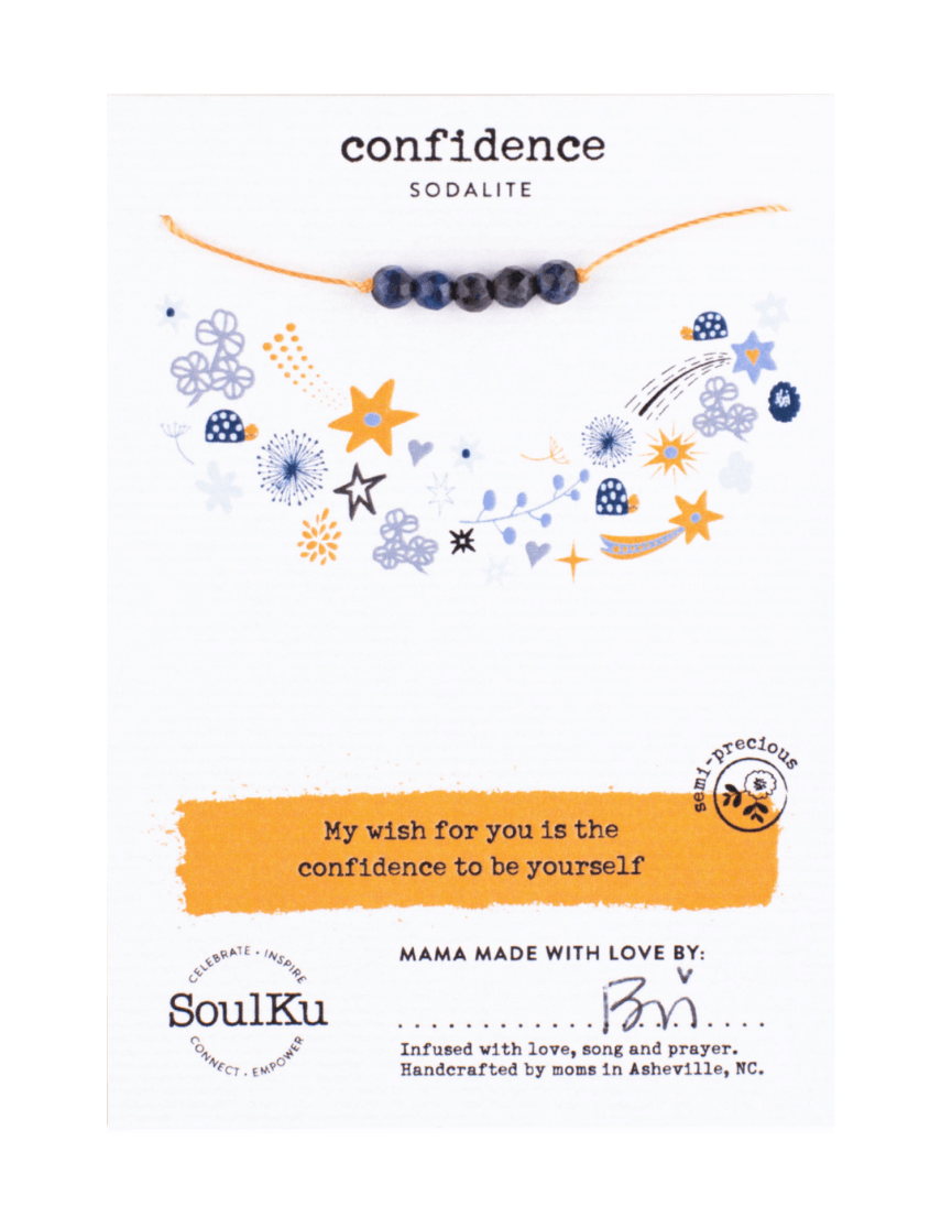 Sodalite Little Wishes KIDS Necklace for Confidence