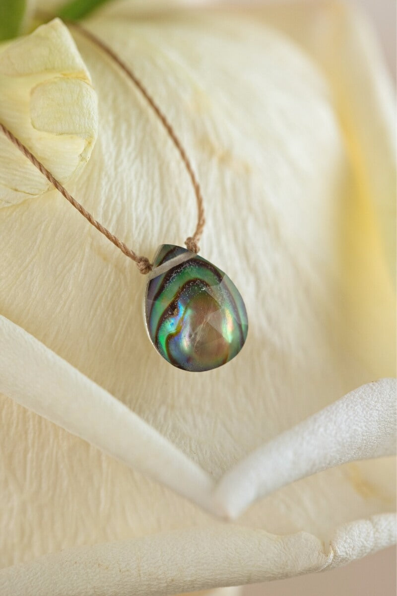 Abalone Luxe Cocktail Necklace for Blessings