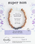 Opaline Crystal Be Your Own Hero Bracelet for Super Mom